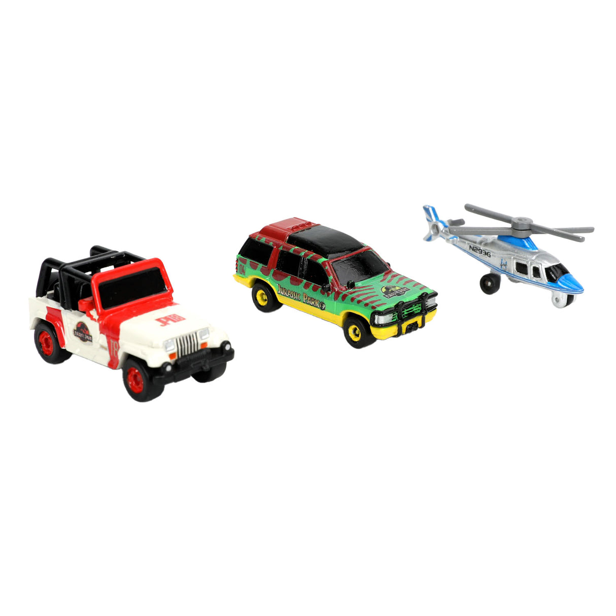 Jada Toys Jada Die Besetzung Jurassic World Nano Cars, 3st.