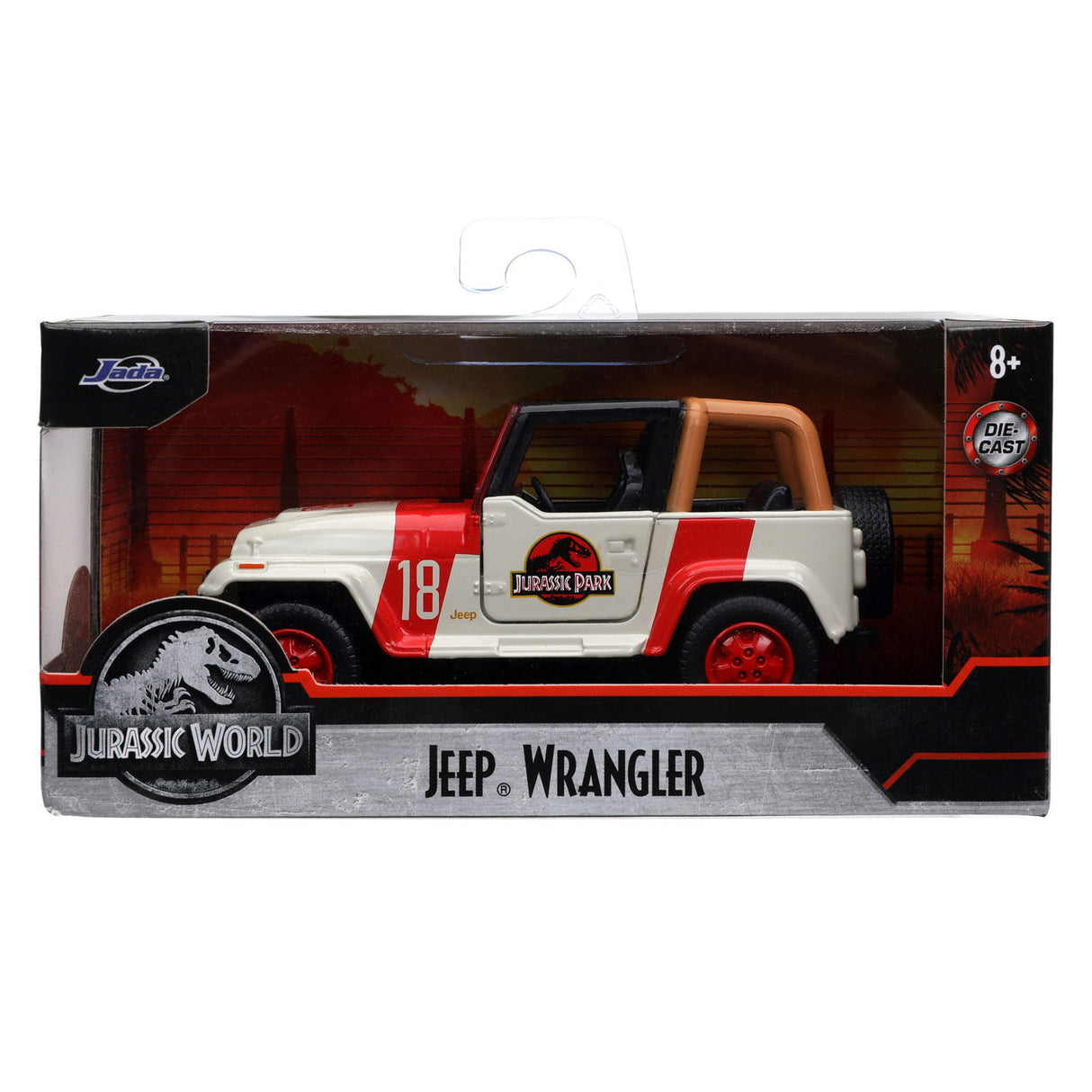 Jada Toys jada die Cast Jurassic World Jeep Wrangler 1:32