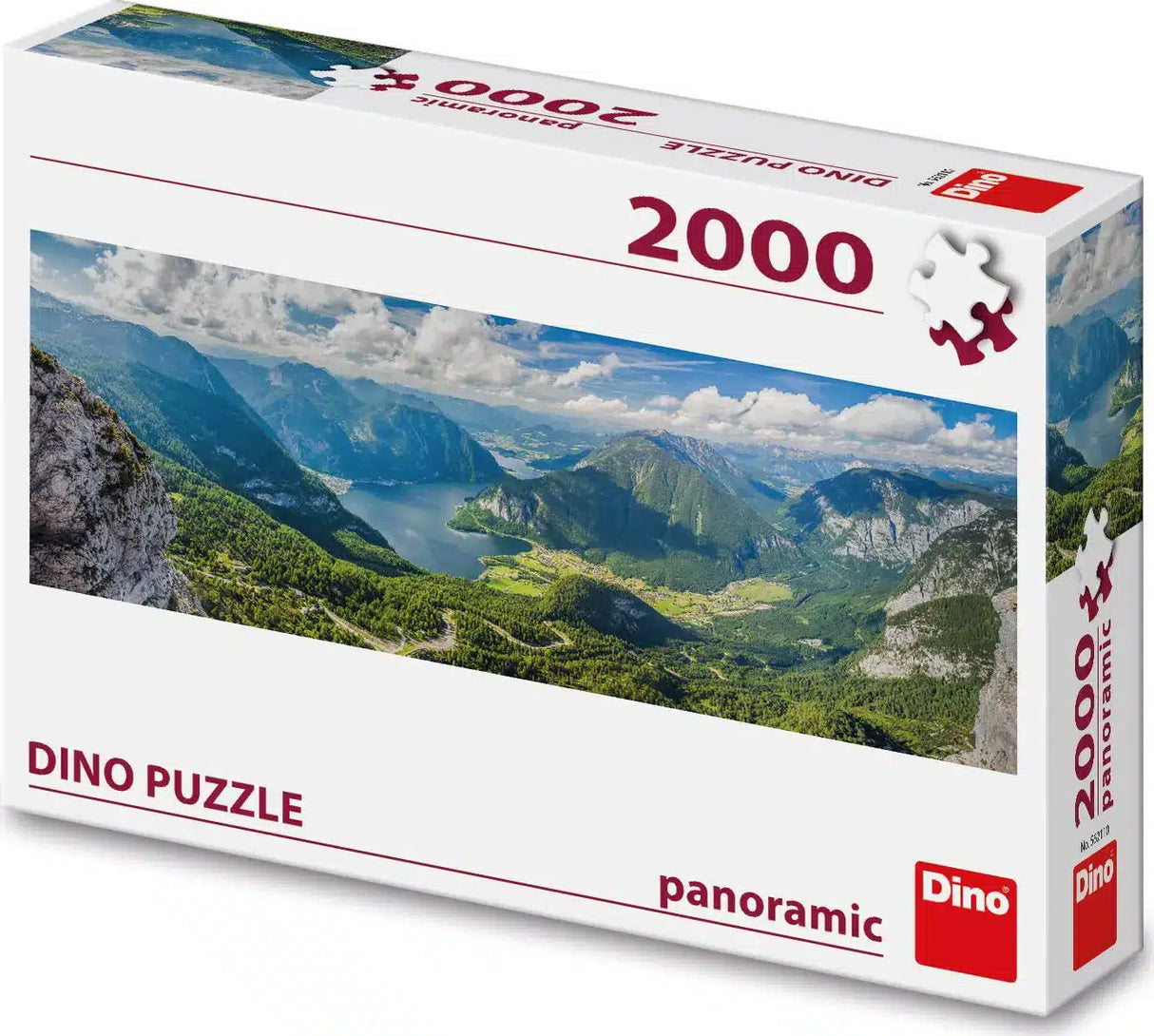 Puzzle Dinotoys z Alpami Austriackimi - 2000 elementów