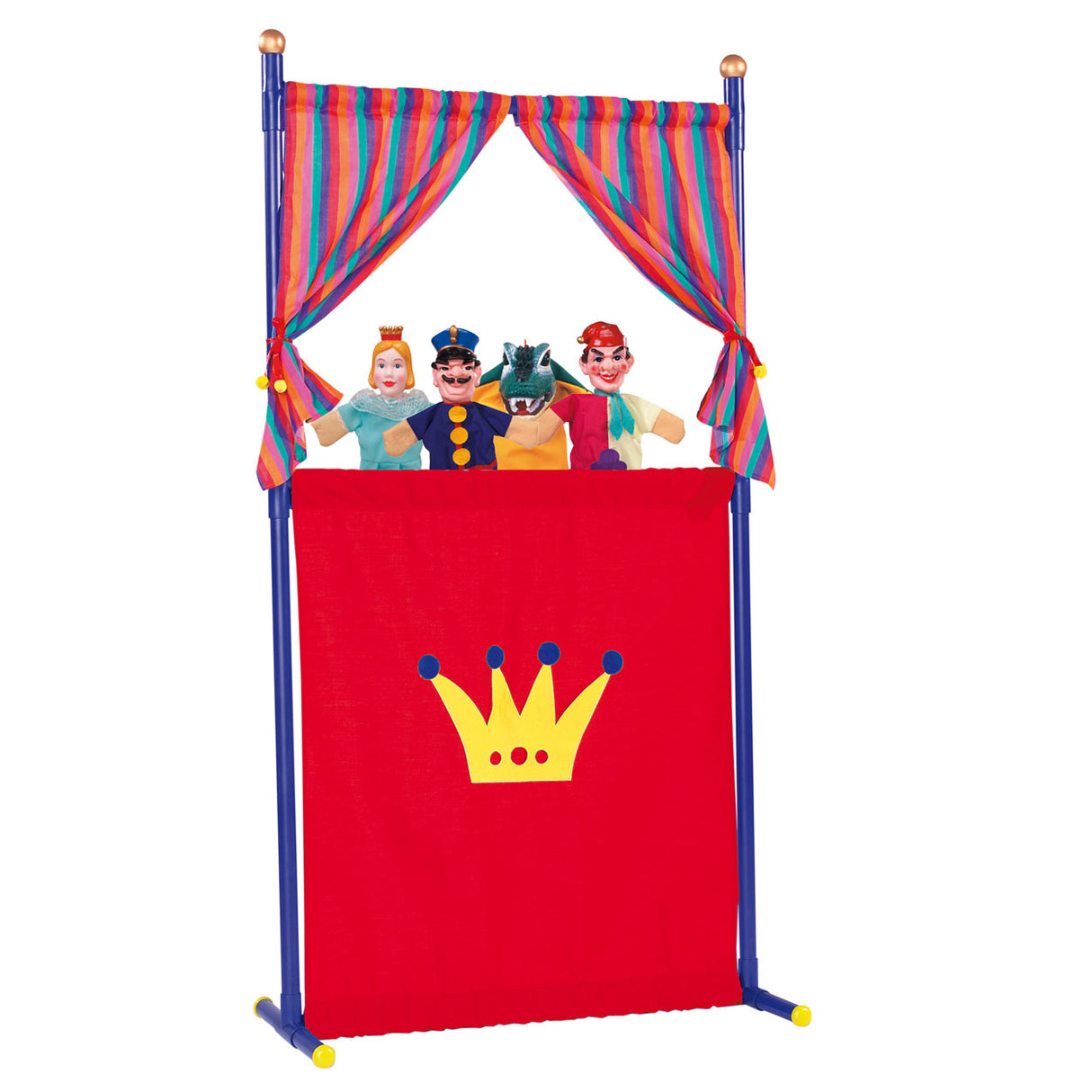 Simba doll Theater with 4 hand puppets