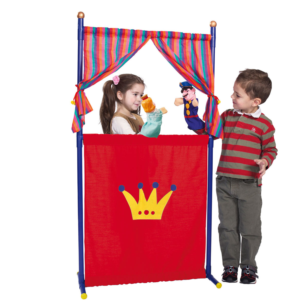 Simba doll Theater with 4 hand puppets