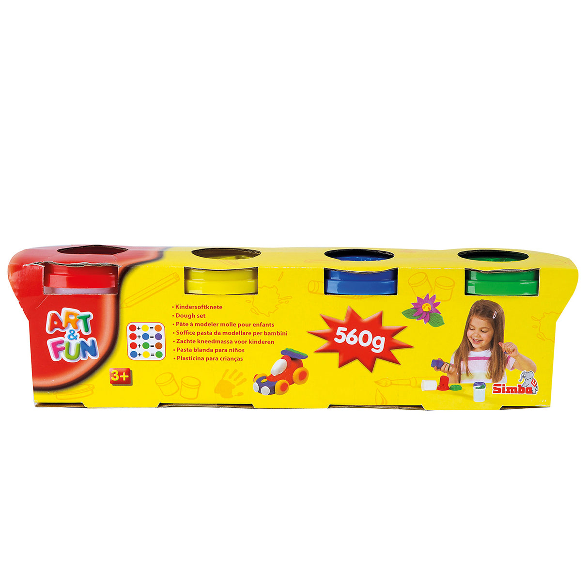 Art fun clay set, 4dlg.