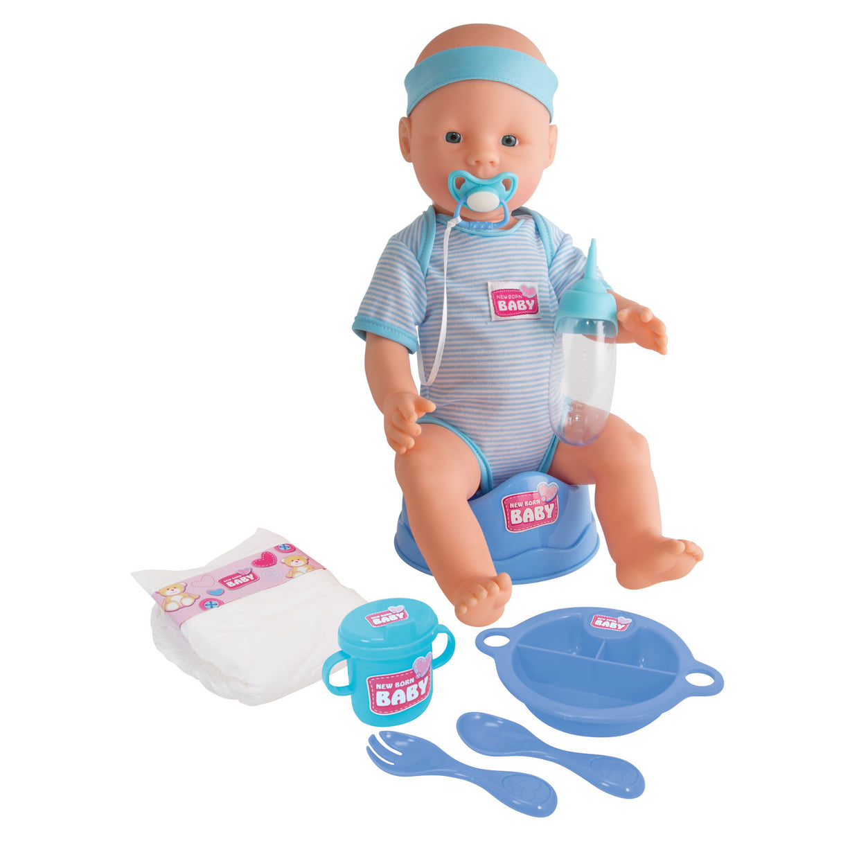 New Born Baby Born Baby Verzorgingsset Jongen