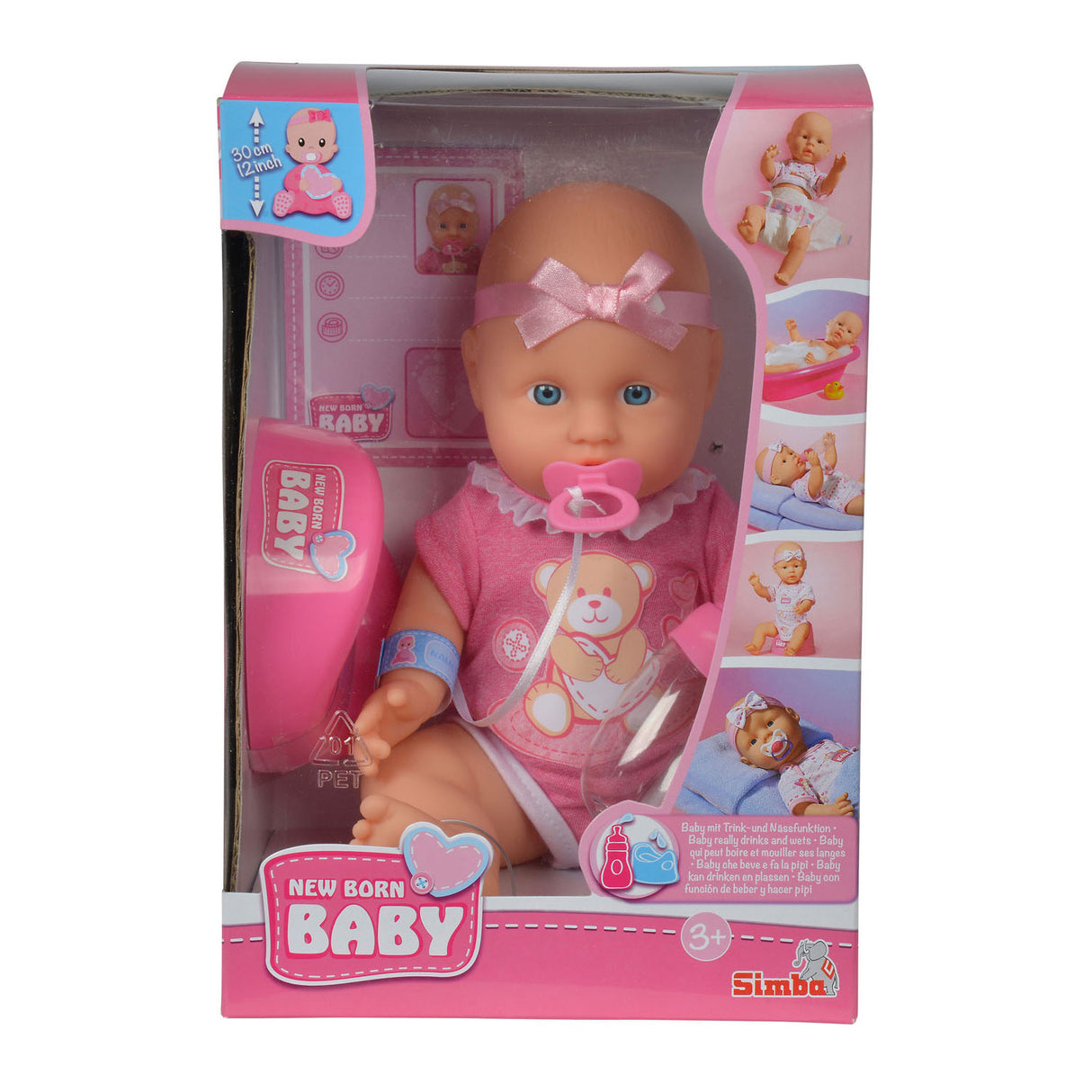 New born baby born baby born baby doll with accessories 4dlg.