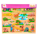 Eichhorn Wooden Mega Noppen Puzzle