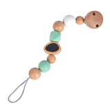 Eichhorn baby wooden pacifier chain