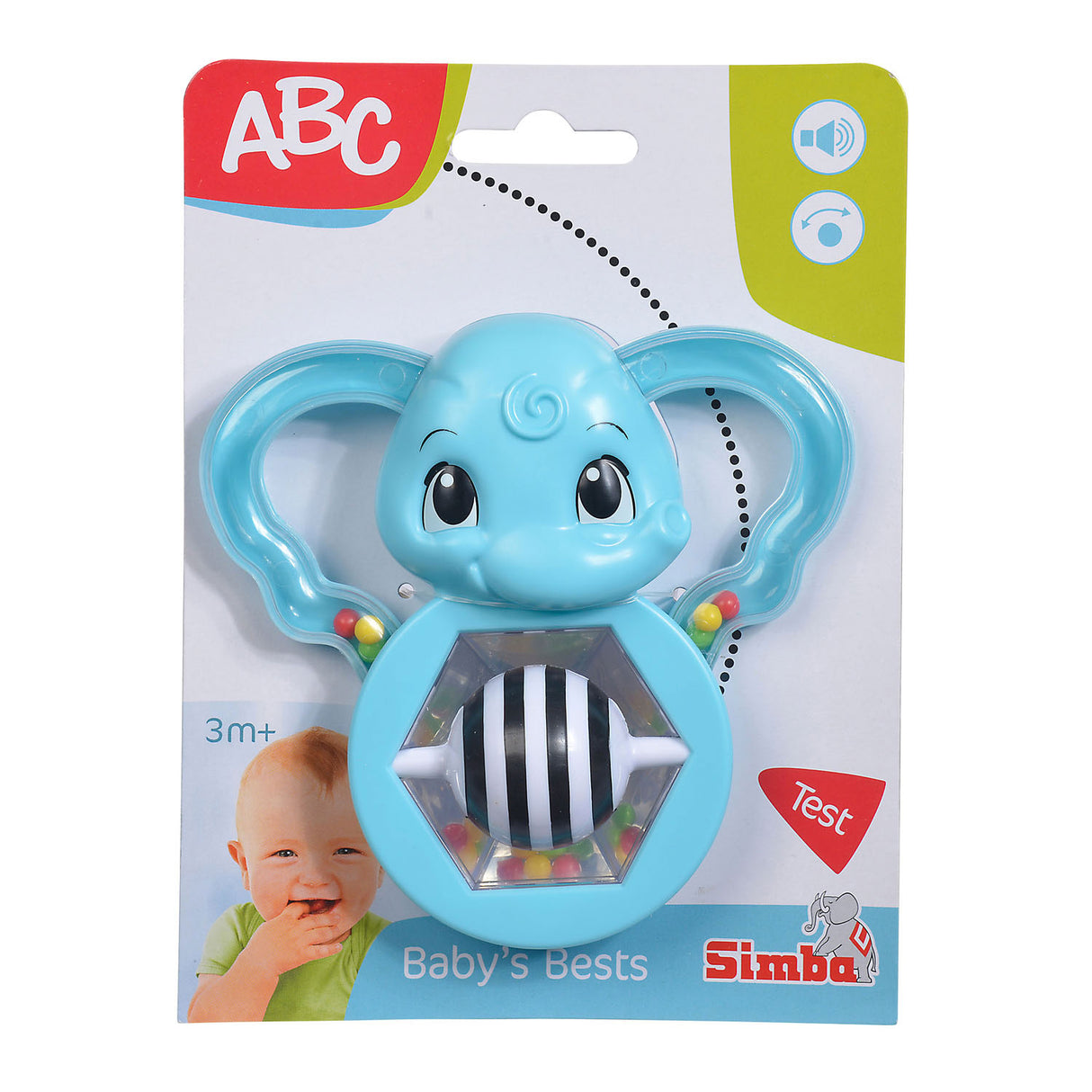 Elefante ABC Rammelaar con specchio