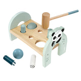 Eichhorn wooden toy hammer bench panda - educational children's toy.