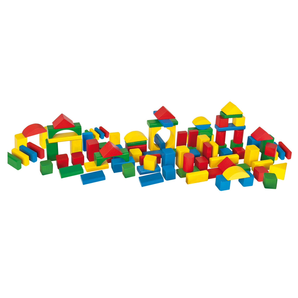 Eichhorn wooden colored blocks, 100dlg.