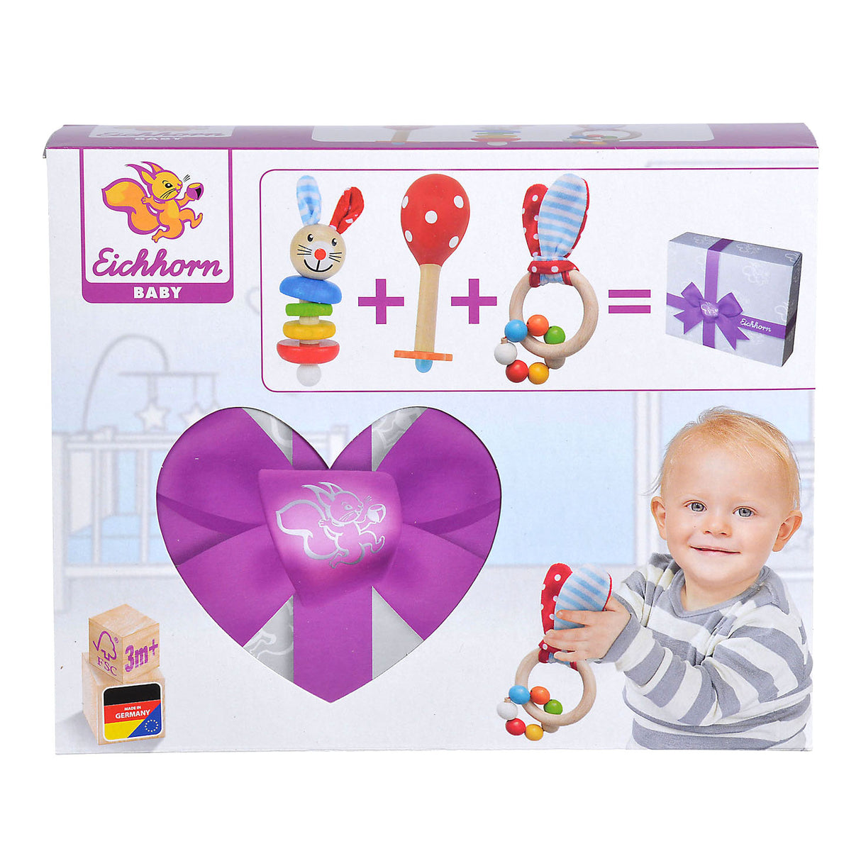 Eichhorn Baby Cadeauset, 3dlg.