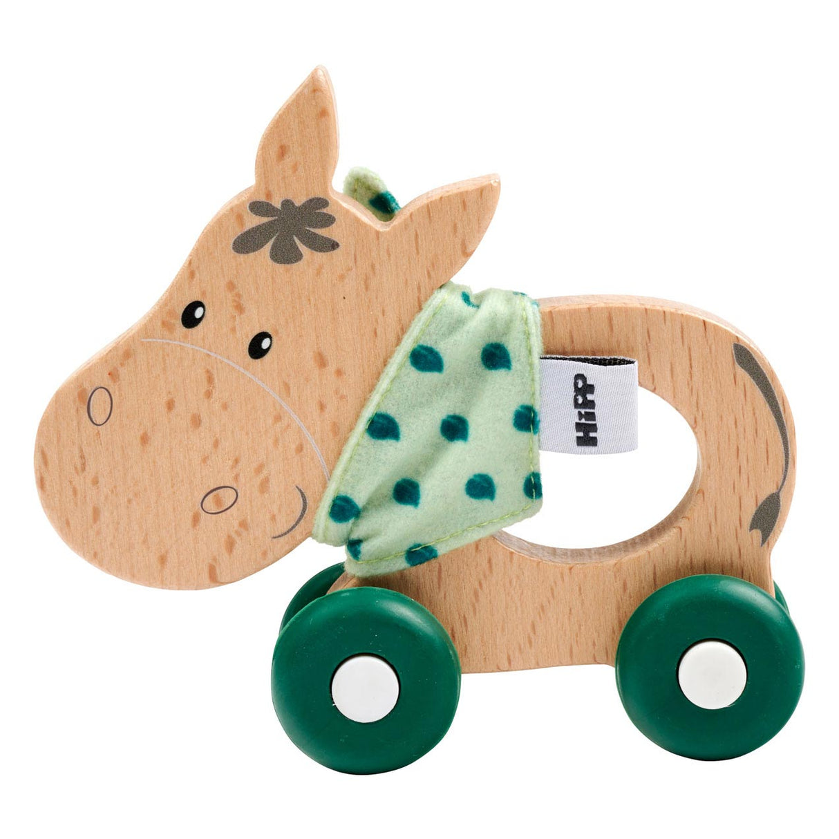 Eichhorn baby hipp wooden push-along donkey