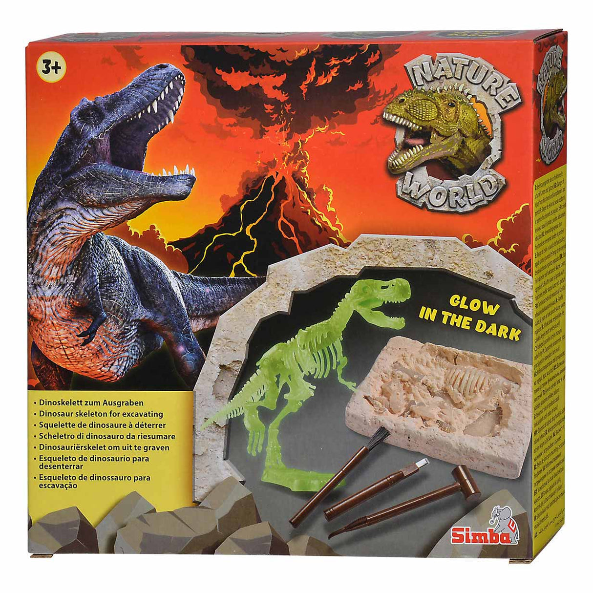 Simba Glow in the Dark T-Rex Excavation Set