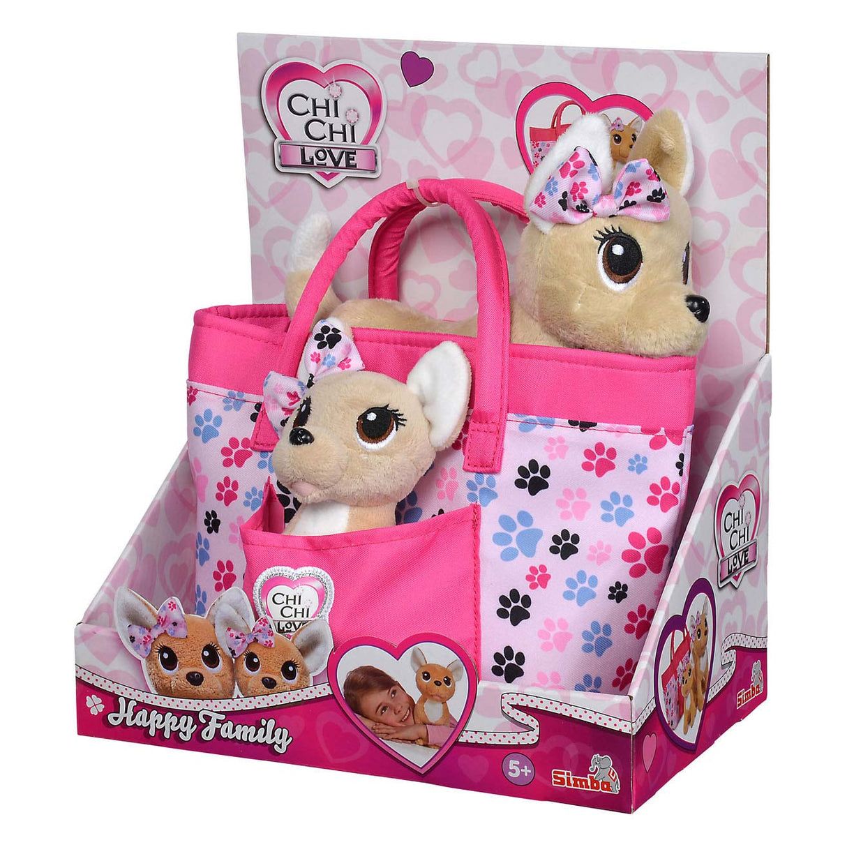 SIMBA CHI CHI Love Happy Family Hug Dog in Bag