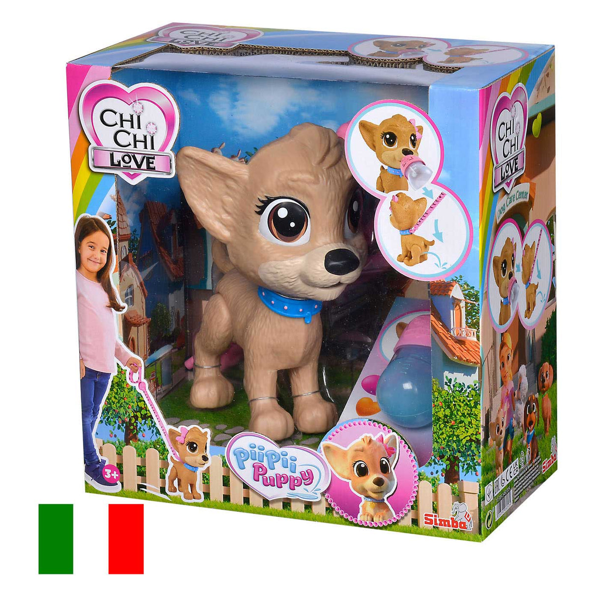 SIMBA CHI CHI Love pii pii cucciolo camminata con la funzione di pipì