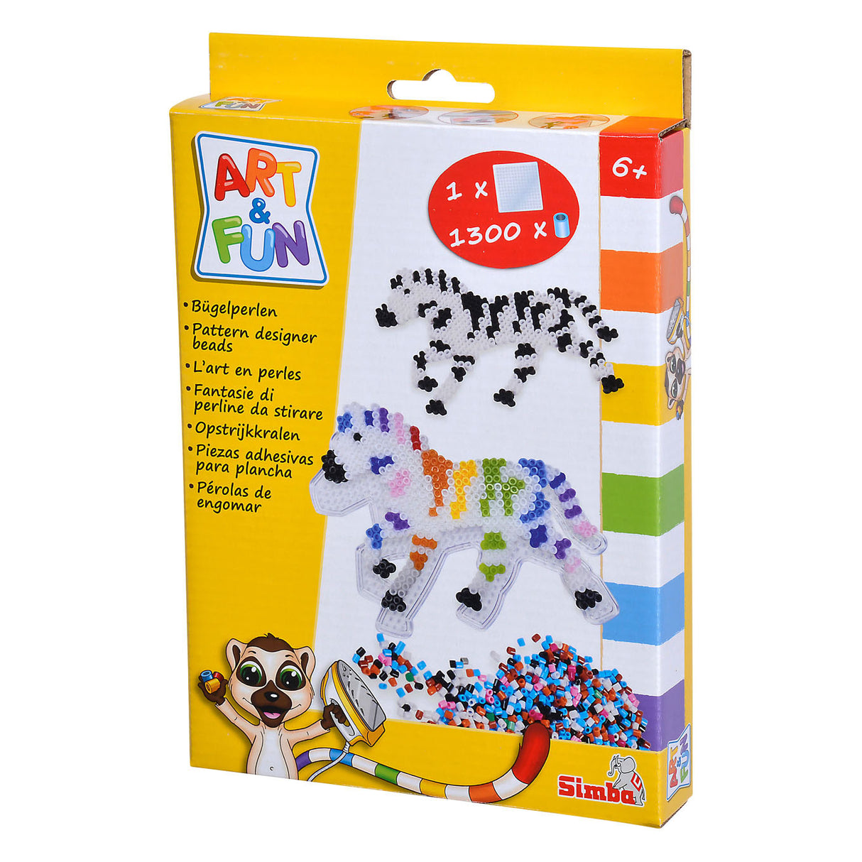 SIMBA ART FUN IMPRAIN Beads Animal Set