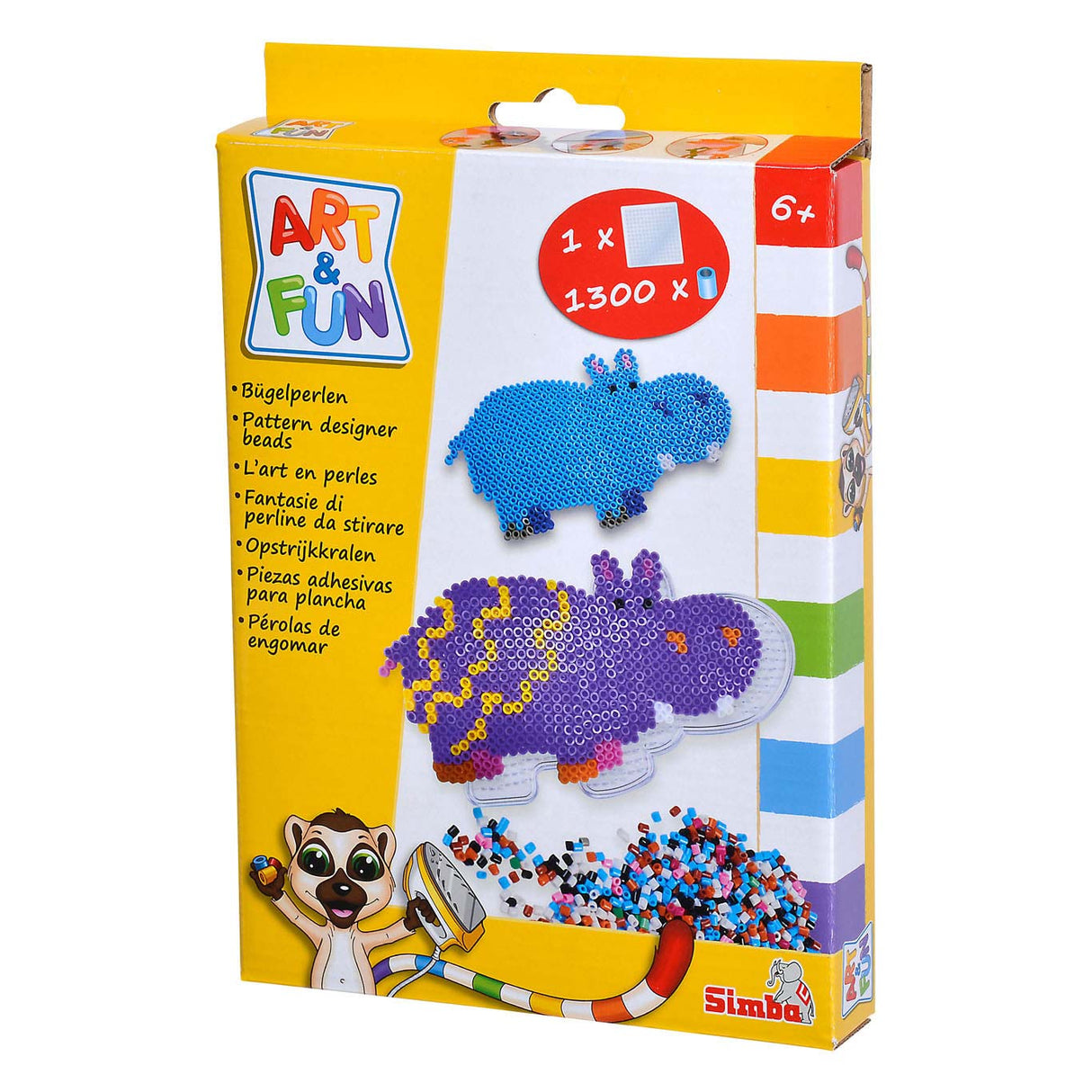 SIMBA ART FUN IMPRAIN Beads Animal Set