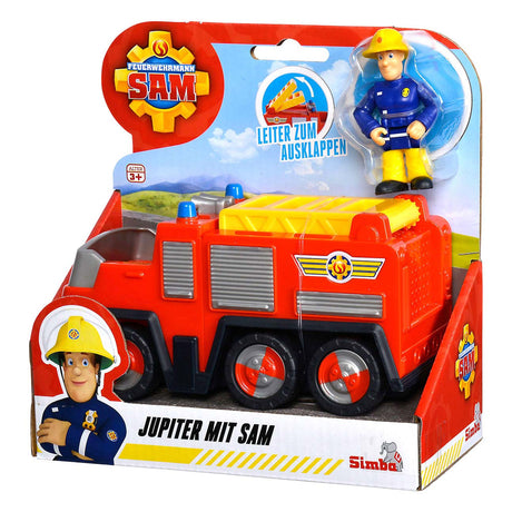 Simba Júpiter camión de bomberos con figura de Sam