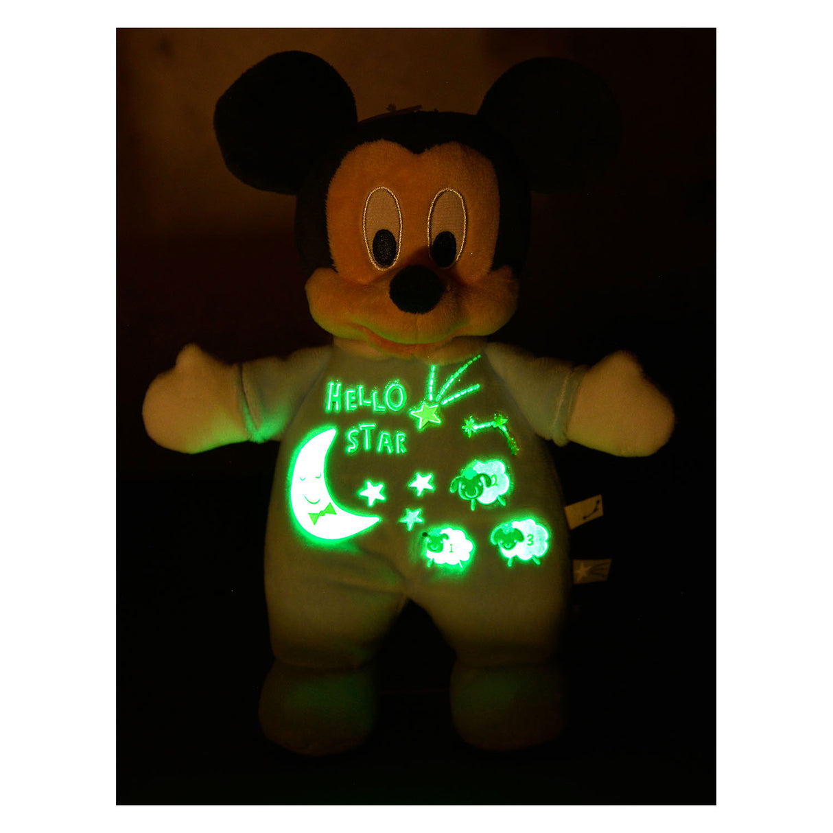 Simba Cuddly Plush Mickey Mouse Night, 25 cm