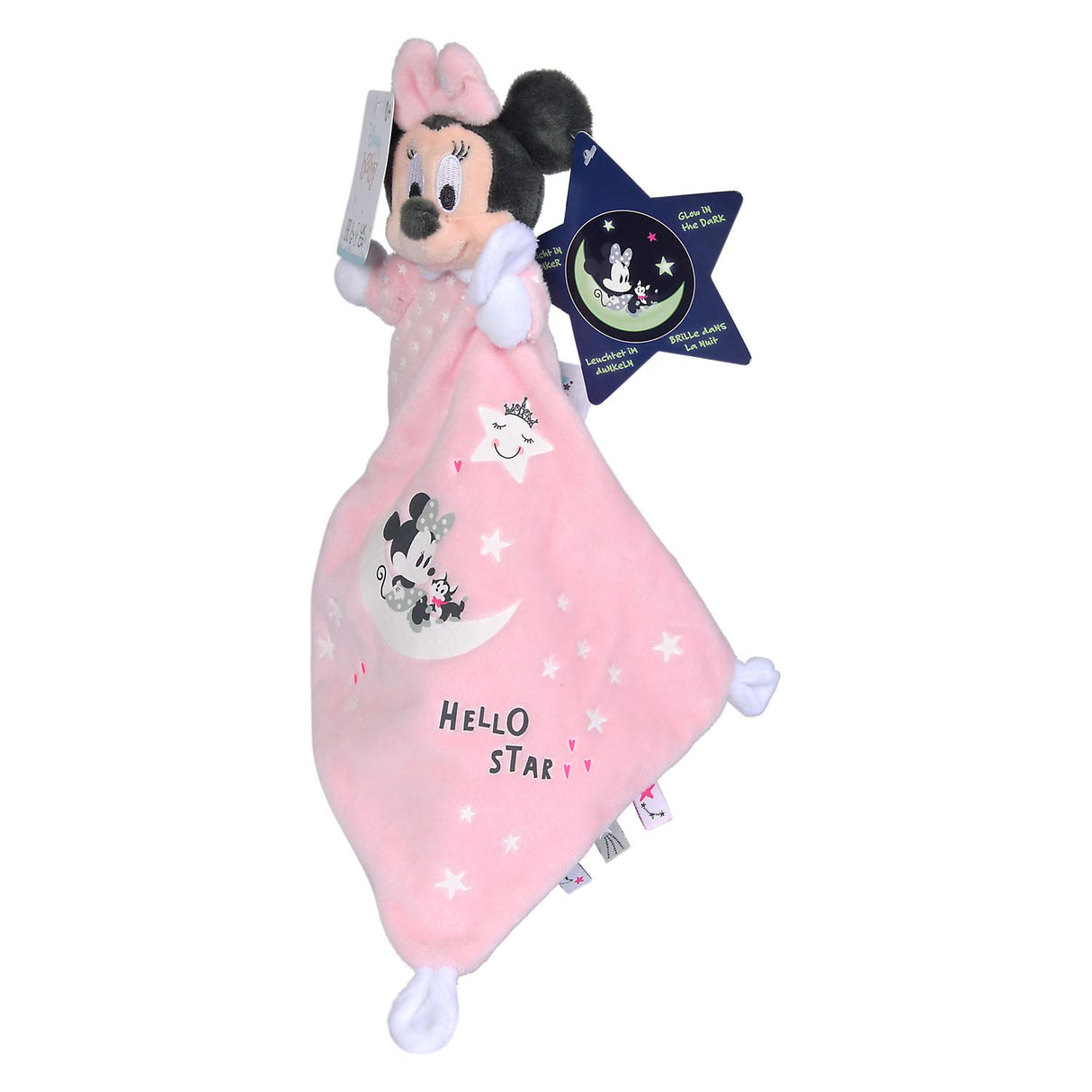 Simba Minnie Glow v temnem doudou Knuffeldoek