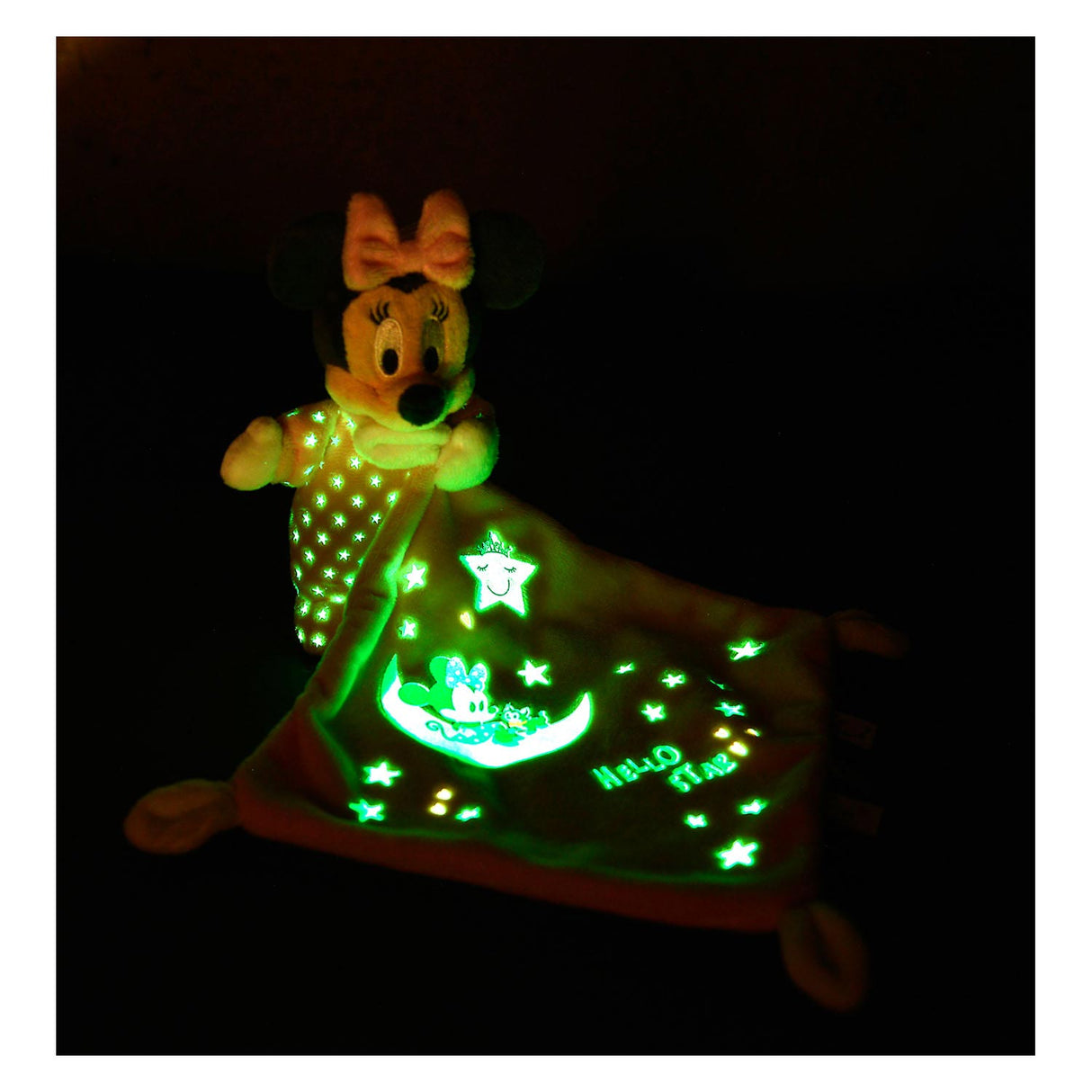 Simba Minnie Glow dans le Dark Doudou Knuffeldoek