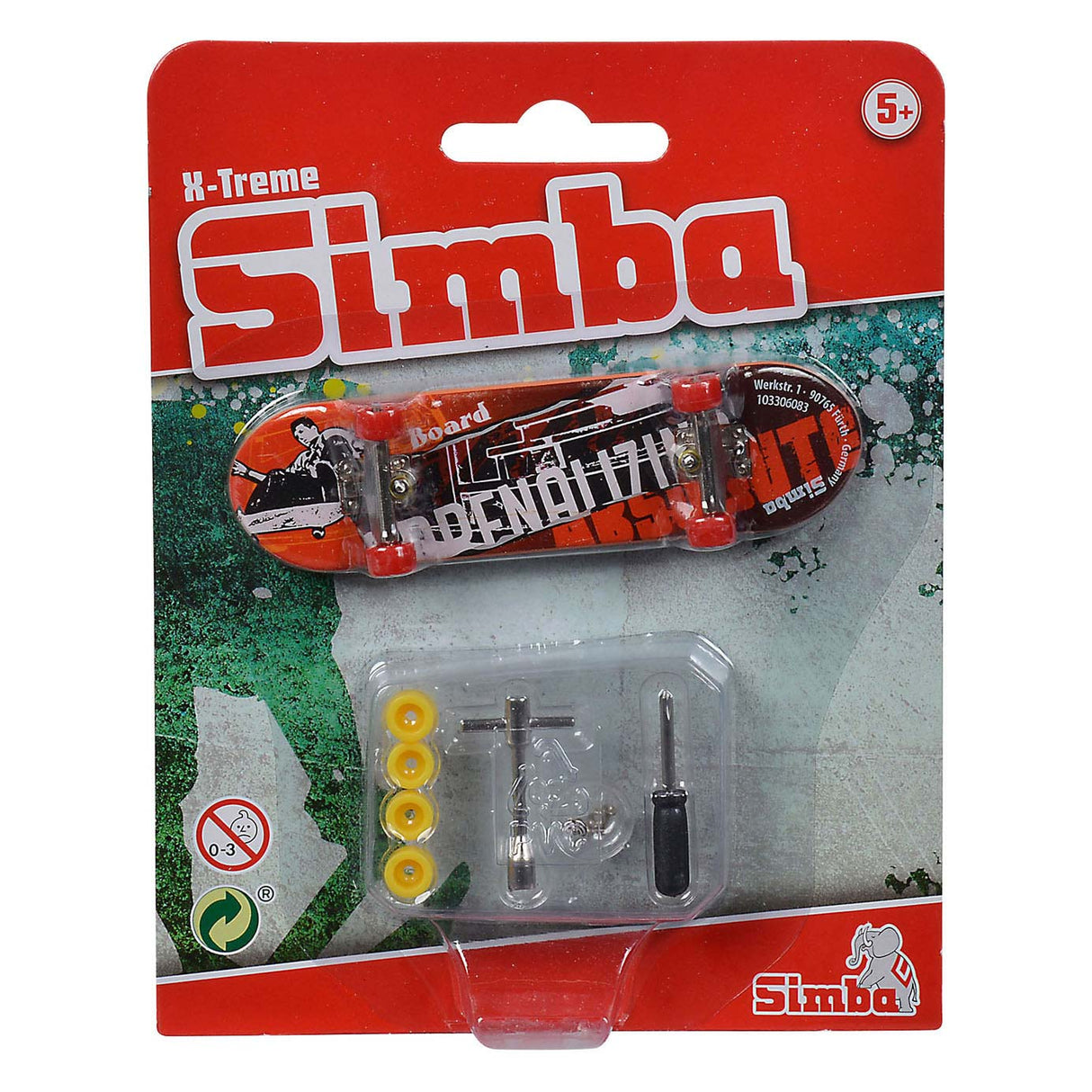 Simba Finger Skateboard X-Treme Colore con accessori