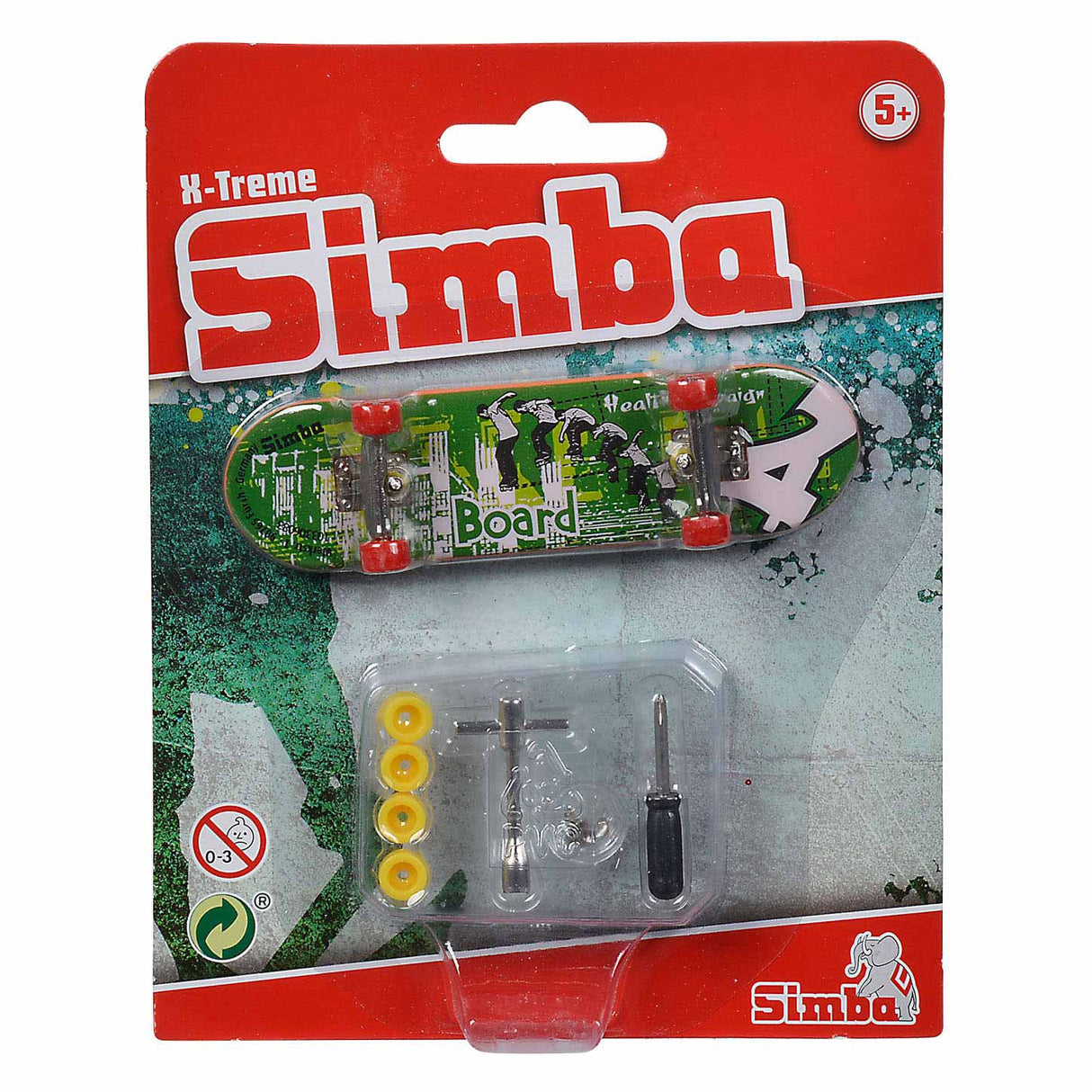 Couleur X-Treme Simba Finger avec des accessoires