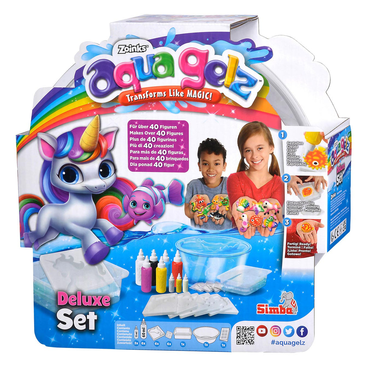 Simba aqua gelz deluxe set, 25dlg.