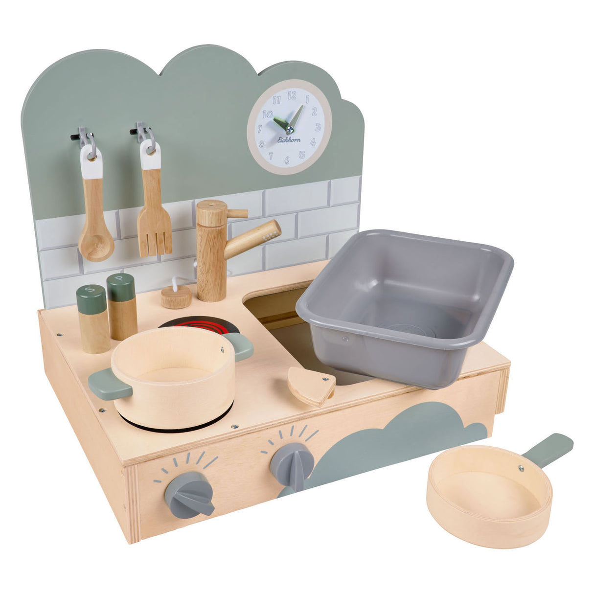 Den Eichhorn Holz Take -Away Kichen, 10DLG.