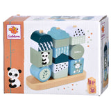 Eichhorn Wooden Stapelzzel Panda 15dlg.