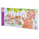 Eichhorn Outdoor Wooden Ringswerp Juego