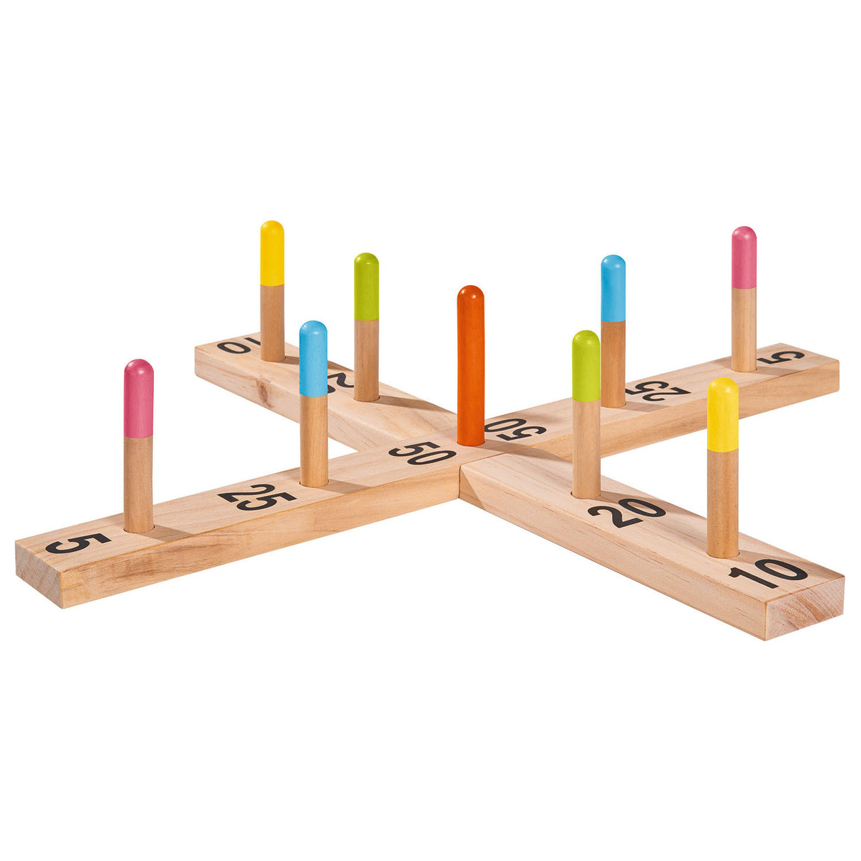 Eichhorn Outdoor Wooden Ringswerp Juego