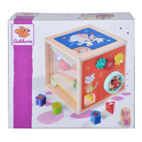 Eichhorn Houten Activities box with shapes