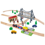 Eichhorn Train Trail con bridge Play Set, 55dlg.