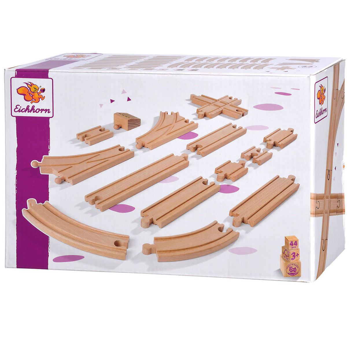 Eichhorn Train Rails Spóry Play Set Groot, 44DLG.