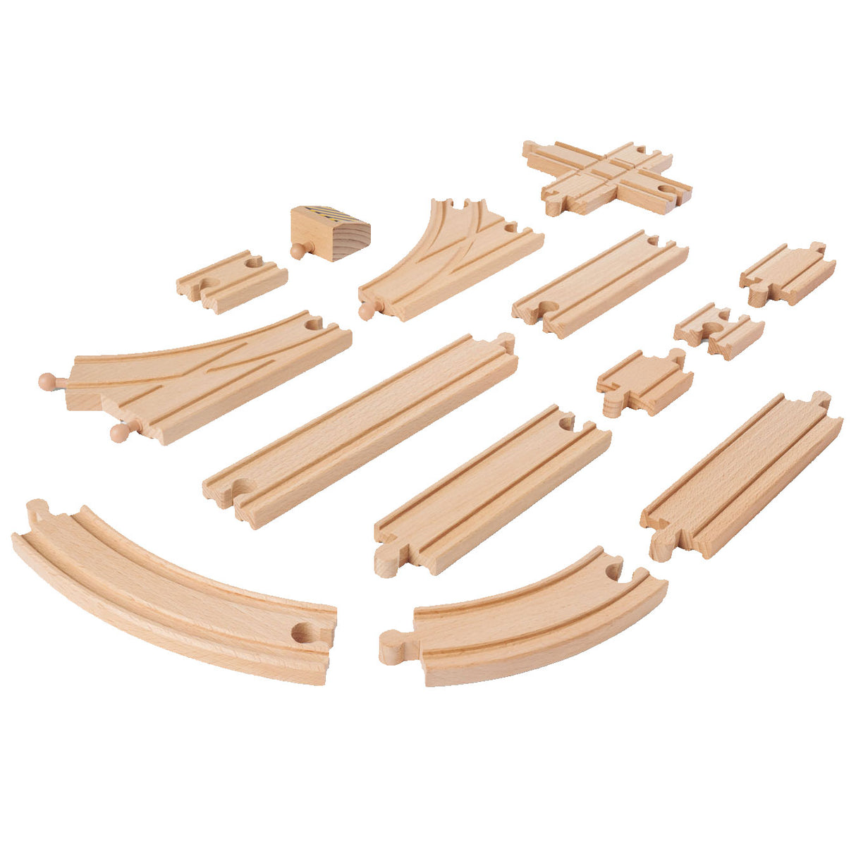 Eichhorn Train Rails Sporer Spelar Set Groot, 44dlg.