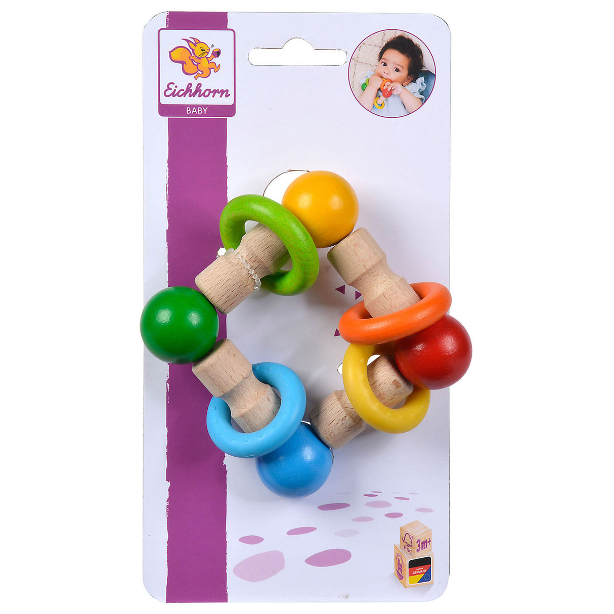 Eichhorn Baby Wooden Grippring