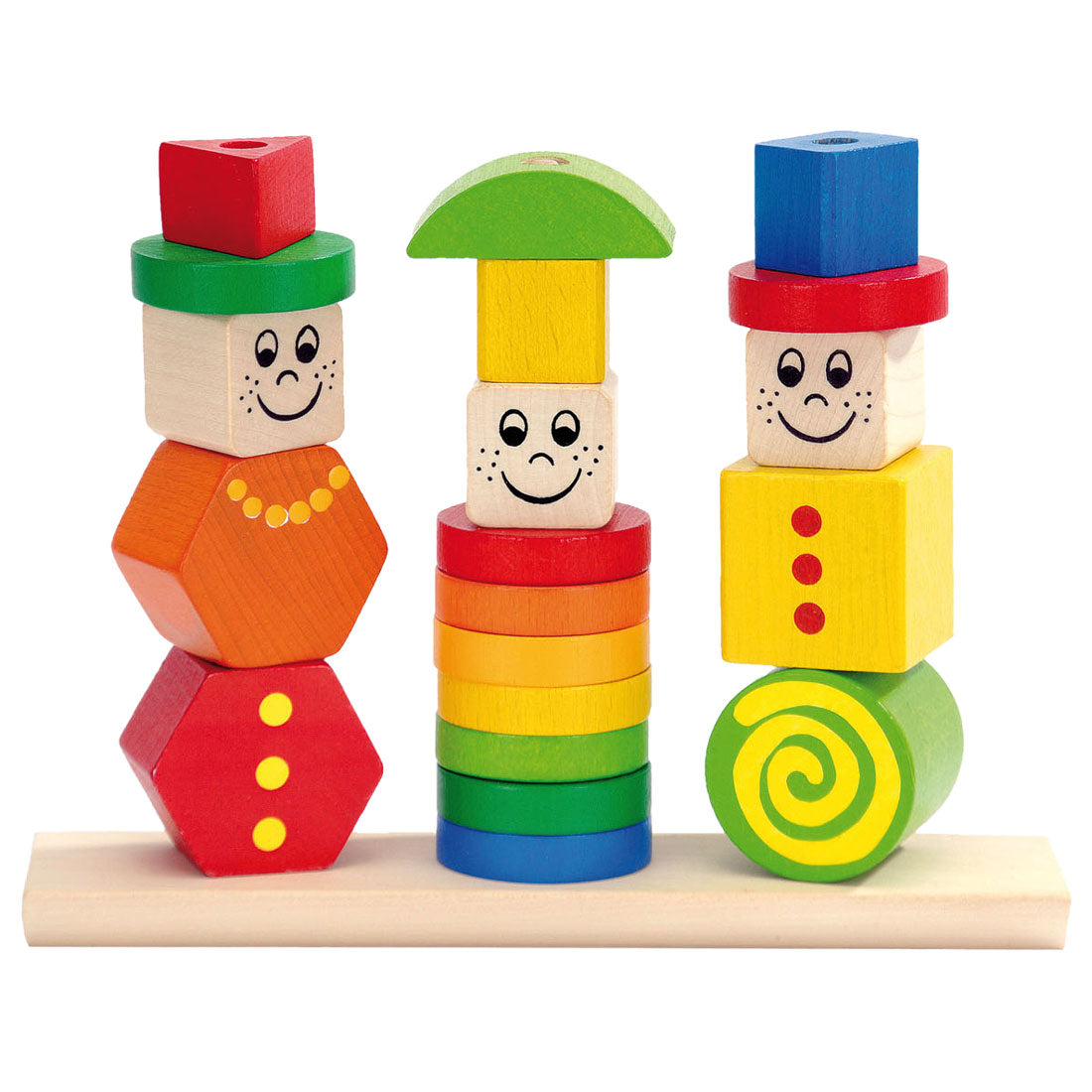 Eichhorn Holzstapel -Puzzle -Figuren