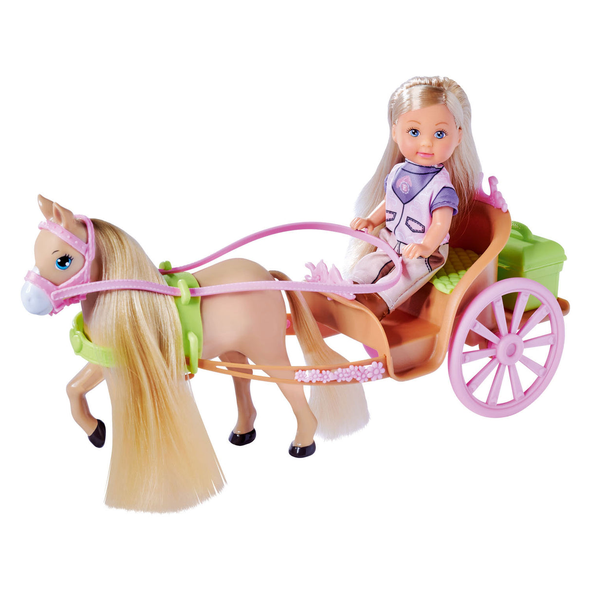 Evi Love Mini Pop Horse in Wagen