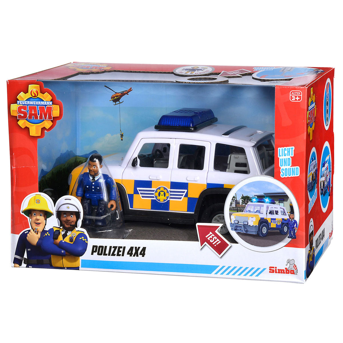 Simba Police car with play figure