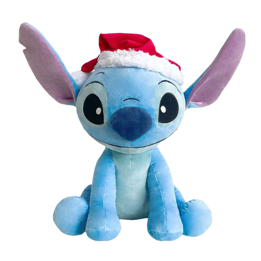 Disney stitch cuddly toy plush with Santa hat, 50cm