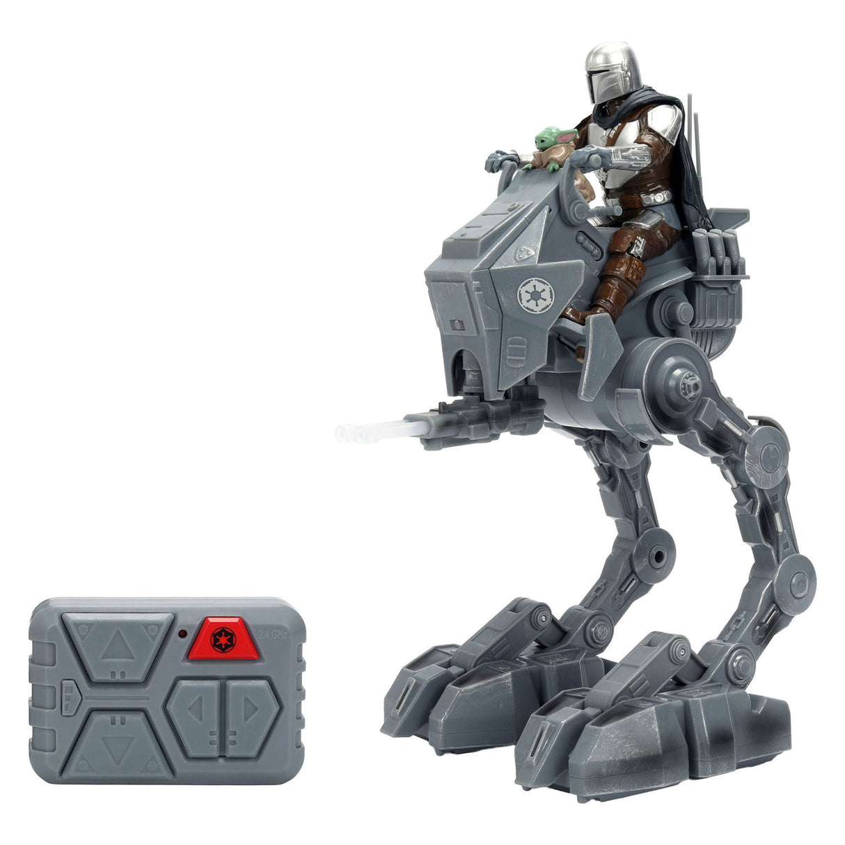Jada brinquedos Jada RC controlado Star Wars AT-RT com luz e som - 29cm