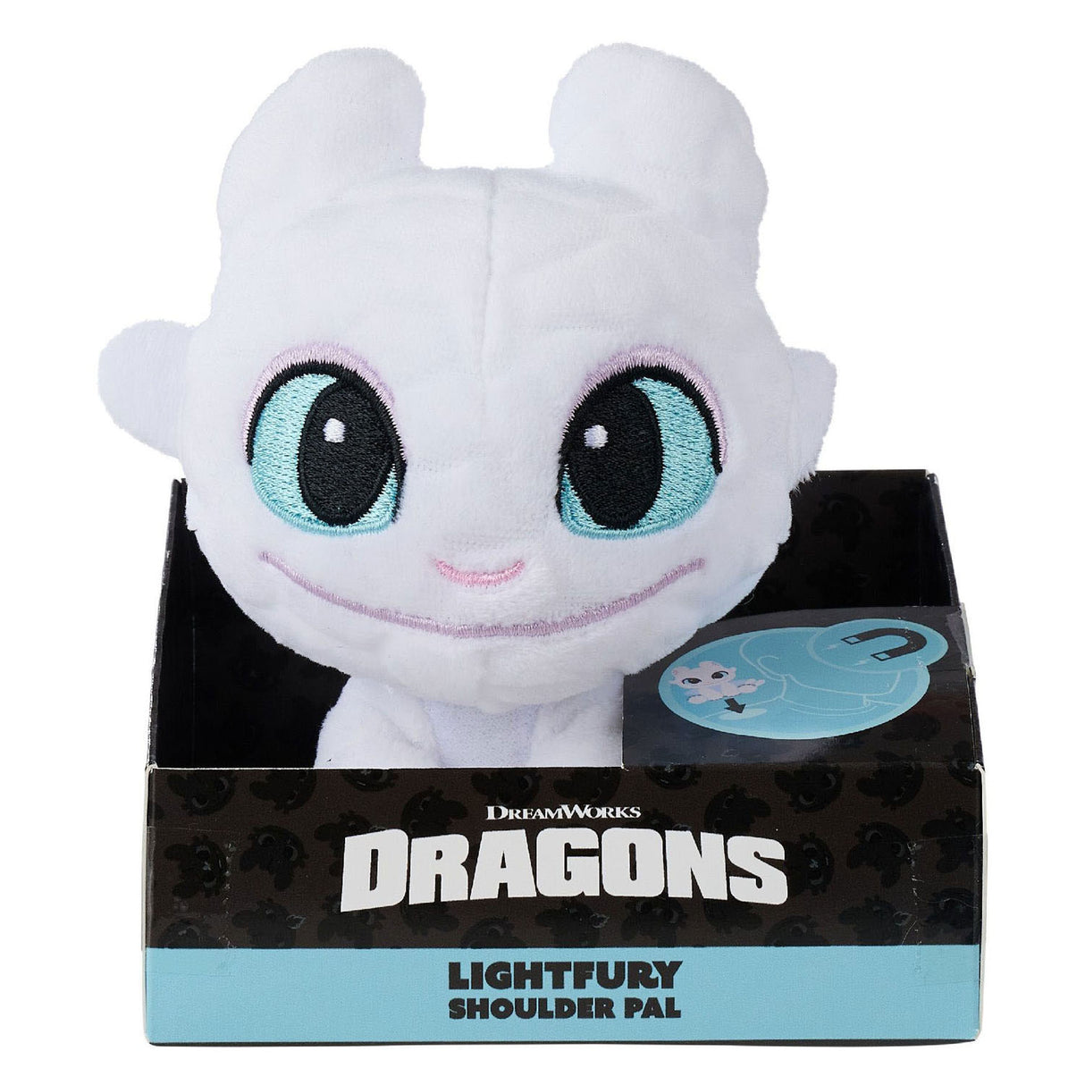 Simba universal light fury pluche knuffel - 12cm