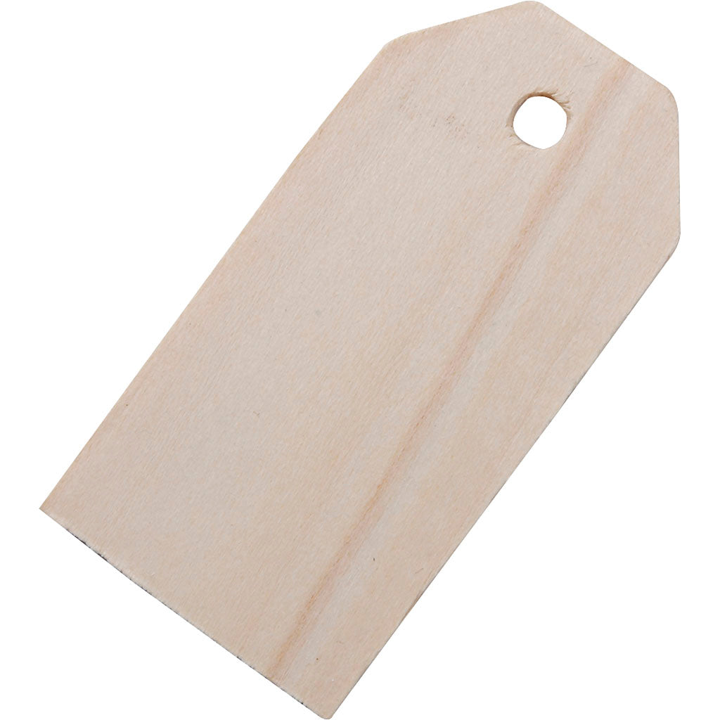 Etichette in legno Creative Company, 10 pz.
