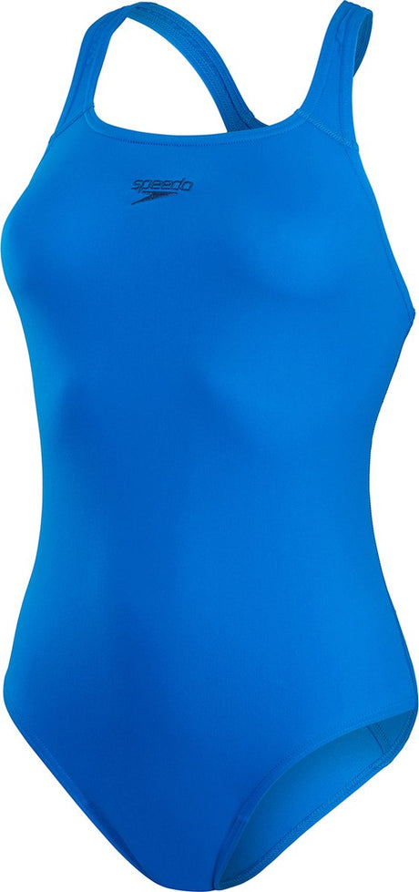 Culaith snámha spóirt na mban a bhuaigh bonn Speedo eco+ - gorm