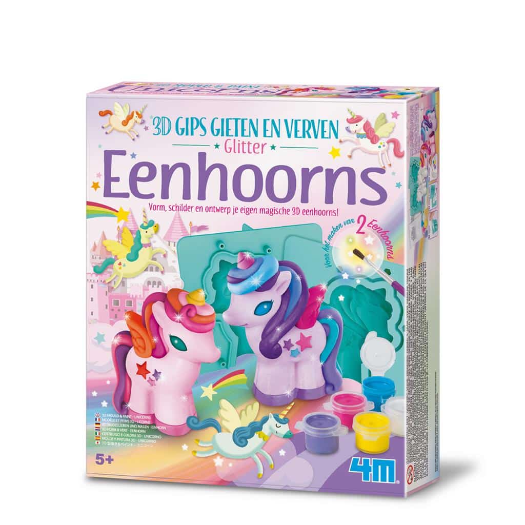 Dam 4m casting and painting unicorn 3d