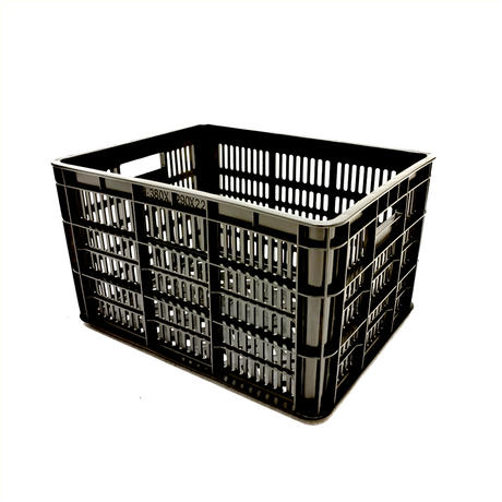 Global Dutch Bike Industry B.V. Koniger Caixa de PVC média preta 32l 41x31x23