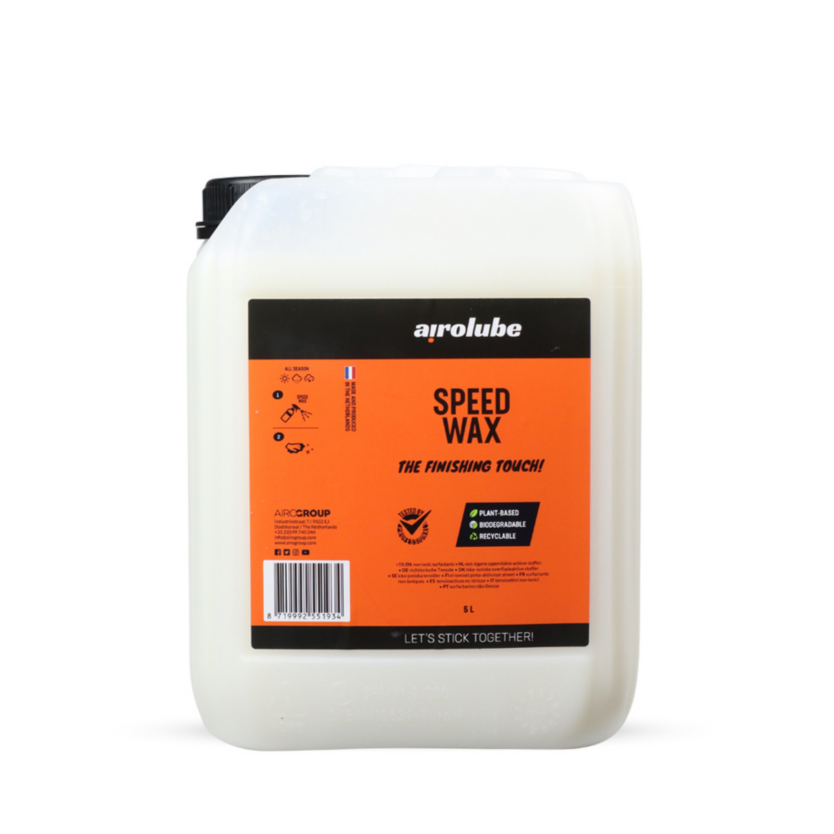 Airolube BC0305A Speed wax 5L