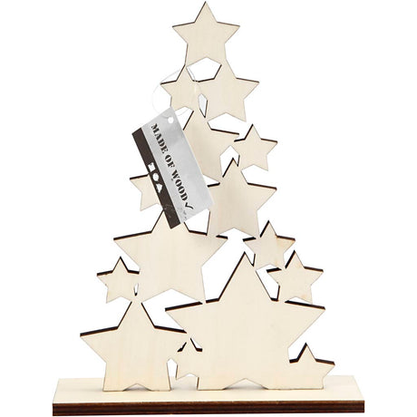 Firma Creativ https: www.cchobby.nl Choinka-wys.-19-6-cm-gł.4-cm-szer.14-7-cm-1-szt.