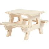 Creativ Firma Holz Mini Picknickdësch