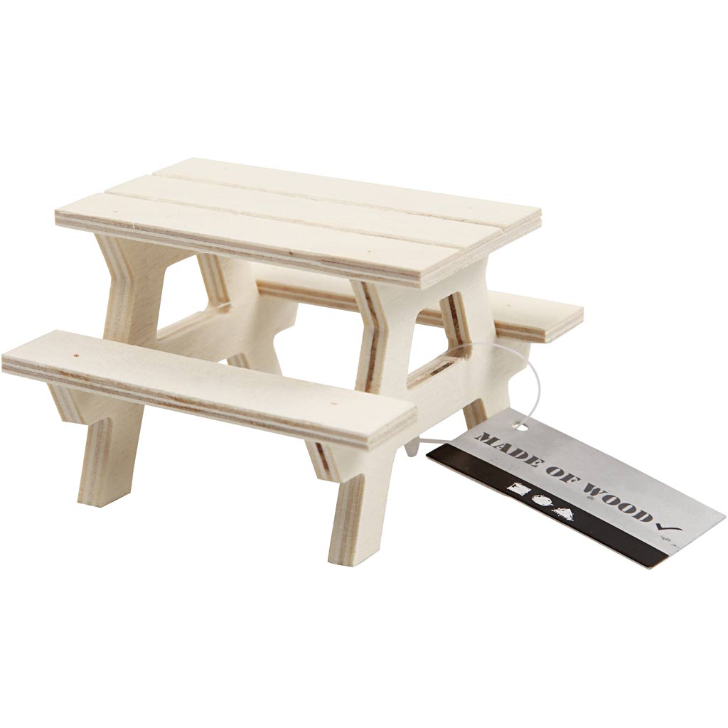 Creativ Firma Holz Mini Picknickdësch